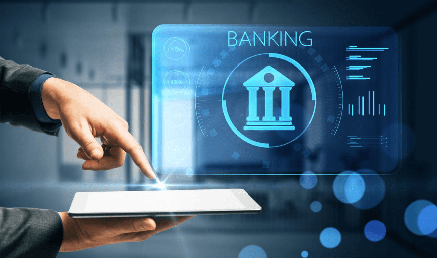 Mano tocando una tablet