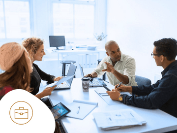 equipo de trabajo se comunica entre si